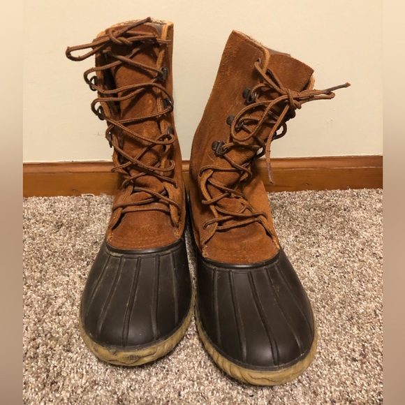 LaCrosse Mens Duck Boots Insulated Removable Liner - Size 10 Made In USA EUC! - Picture 2 of 9